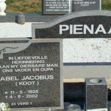 PIENAAR Abel Jacobus 1928-2002
