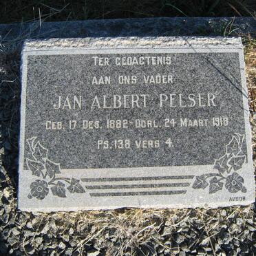 PELSER Petrus Cornelius 1859-1915 :: PELSER Jan Albert 1882-1918 :: PELSER Jannie nee OLIVIER 1889-1917
