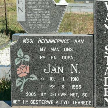 STADEN Jan N., van 1918-1995