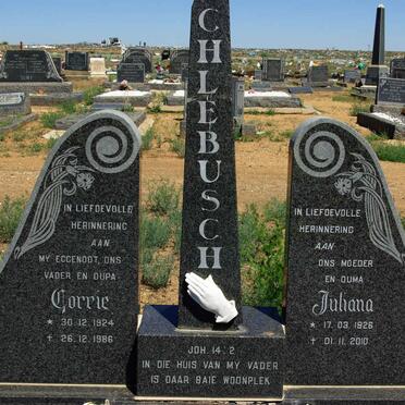 SCHLEBUSCH Corrie 1924-1986 &amp; Juliana 1926-2010