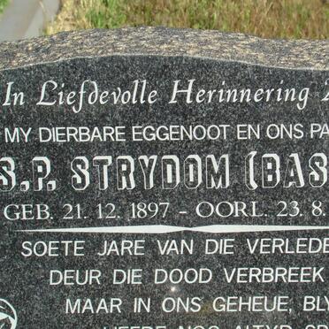 STRYDOM S.P. 1897-1962 &amp; S.W. 1920-2002 