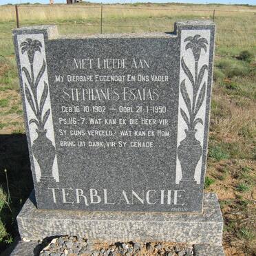 TERBLANCHE Stephanus Esaias 1902-1950