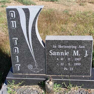 TOIT Sannie M.J., du 1907-1999