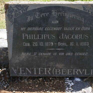 VENTER Phillipus Jacobus 1879-1963