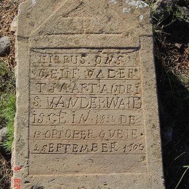 WALT Tjaart Andris, van der 1836-1905