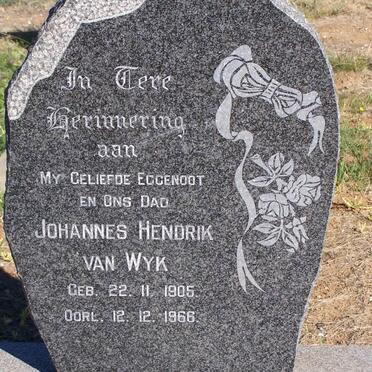 WYK Johannes Hendrik, van 1905-1966