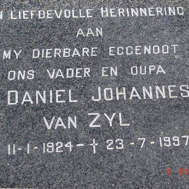 ZYL Daniel Johannes, van 1924-1997