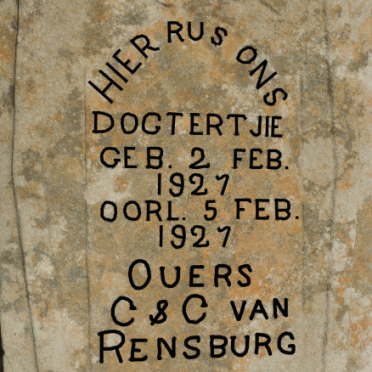 RENSBURG, van 1927-1927