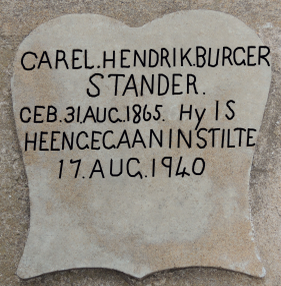 STANDER Carel Hendrik Burger 1865-1940