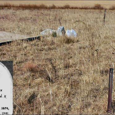 Free State, REITZ district, Kleinfontein 862, farm cemetery