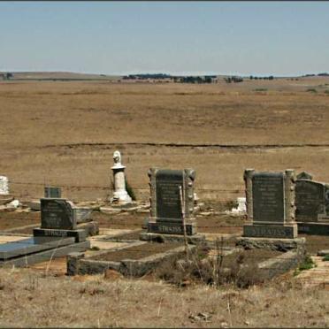 Free State, REITZ district, Vischgat 1162, farm cemetery