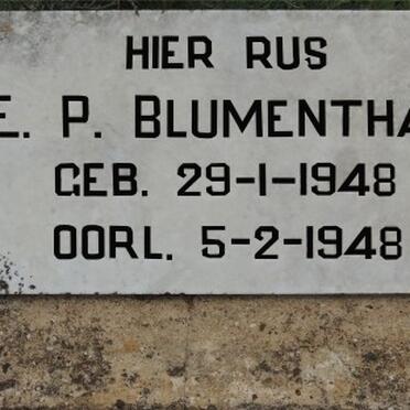 BLUMENTHAL E.P. 1948-1948