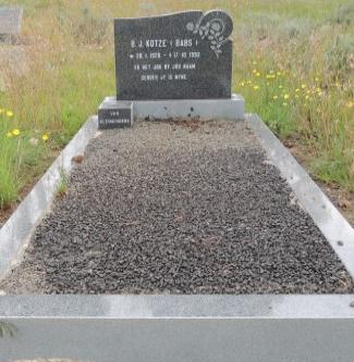 KOTZE B.J. 1926-1992