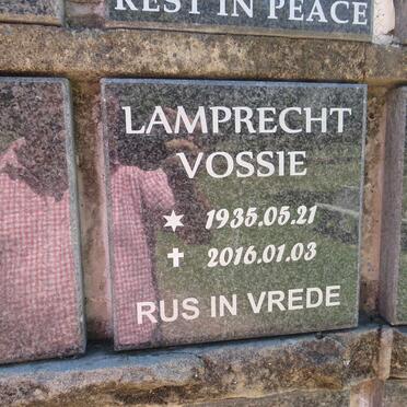 LAMPRECHT Vossie 1935-2016