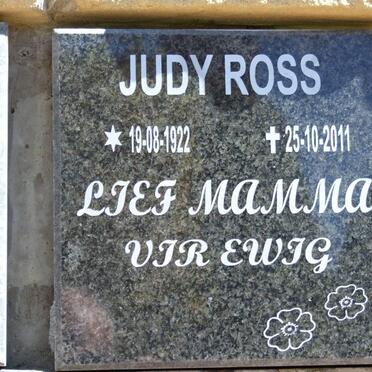 ROSS Judy 1922-2011