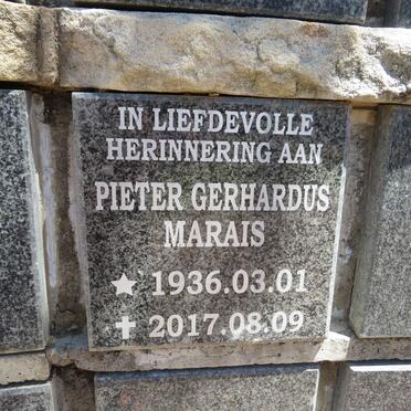 MARAIS Pieter Gerhardus 1936-2017
