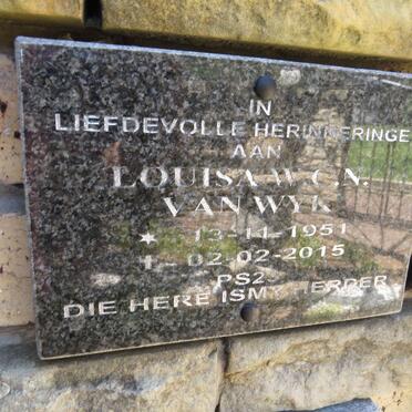WYK Louisa W.C.N. 1951-2015
