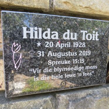 TOIT Hilda, du 1928-2019