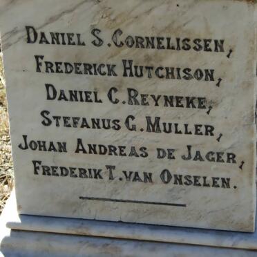 4. Memorial stone: Anglo Boer War - South African soldiers