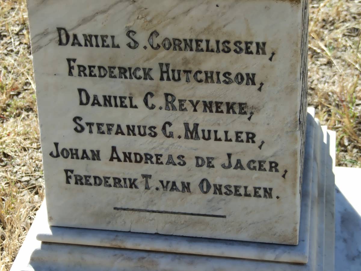 4. Memorial stone: Anglo Boer War - South African soldiers