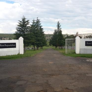 Free State, REITZ, Main cemetery