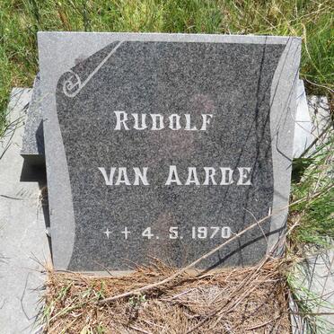 AARDE Rudolf, van 1970-1970
