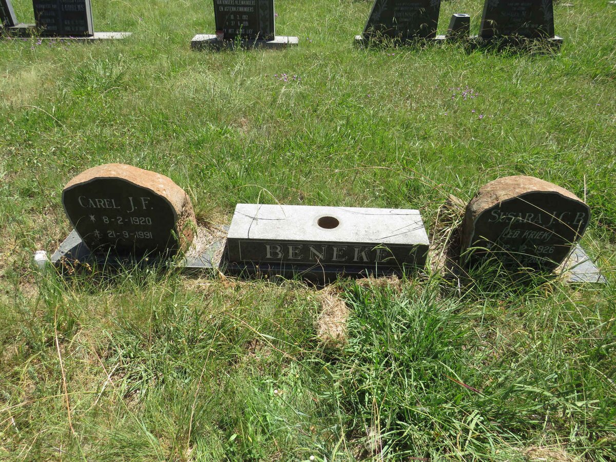 BENEKE Carel J.F. 1920-1991 & Susara J.C.B. KRIEK 1926-2018