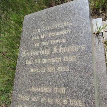 BARNARD Gerhardus Johannes 1892-1953 _2