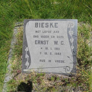 BIESKE Ernst W.G. 1901-1982