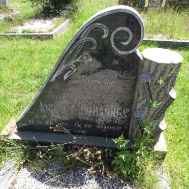 BURGER Andries Johannes 1925-1983