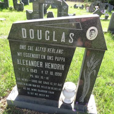 DOUGLAS Alexander Hendrik 1949-1990