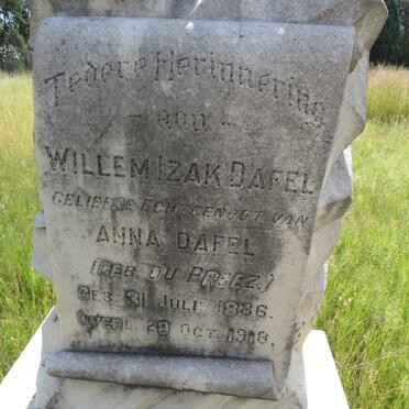 DAFEL Willem Izak 1886-1918