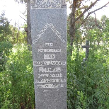 DORMEHL Petrus Gerhardus 1870-1936 & Dina Maria Jacoba BEYERS 1878-1949 _1