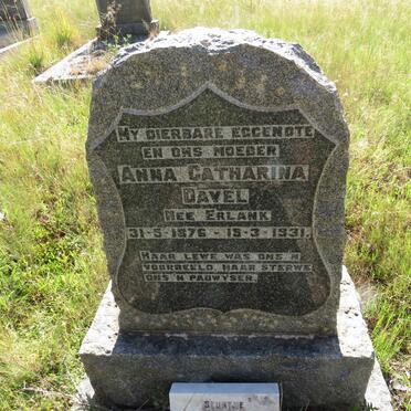 DAVEL Anna Catharina nee ERLANK 1876-1931 :: DAVEL 1915-1915 _1