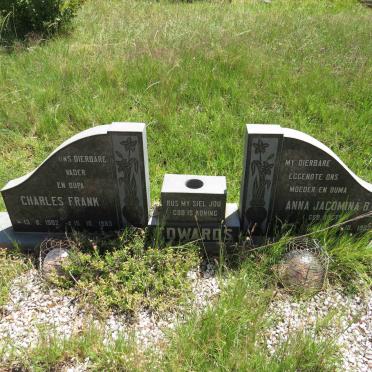 EDWARDS Charles Frank 1902-1983 & Anna Jacomina B. ROETS 1912-1982