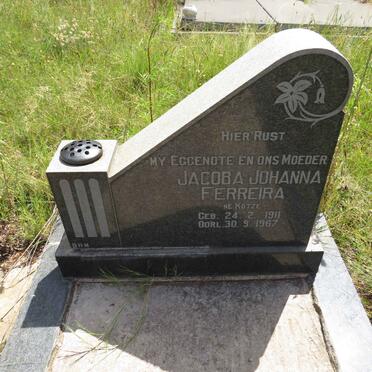 FERREIRA Jacoba Johanna nee KOTZE 1911-1967