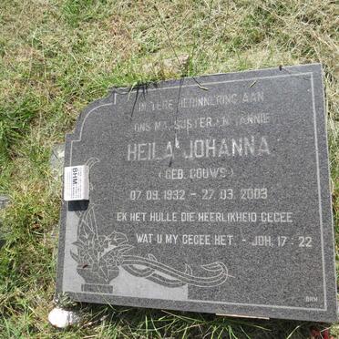 GEEL Heila Johanna nee GOUWS 1932-2003