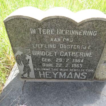 HEYMANS Bridget Catherine 1964-1965