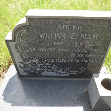 HELM William E. 1903-1967