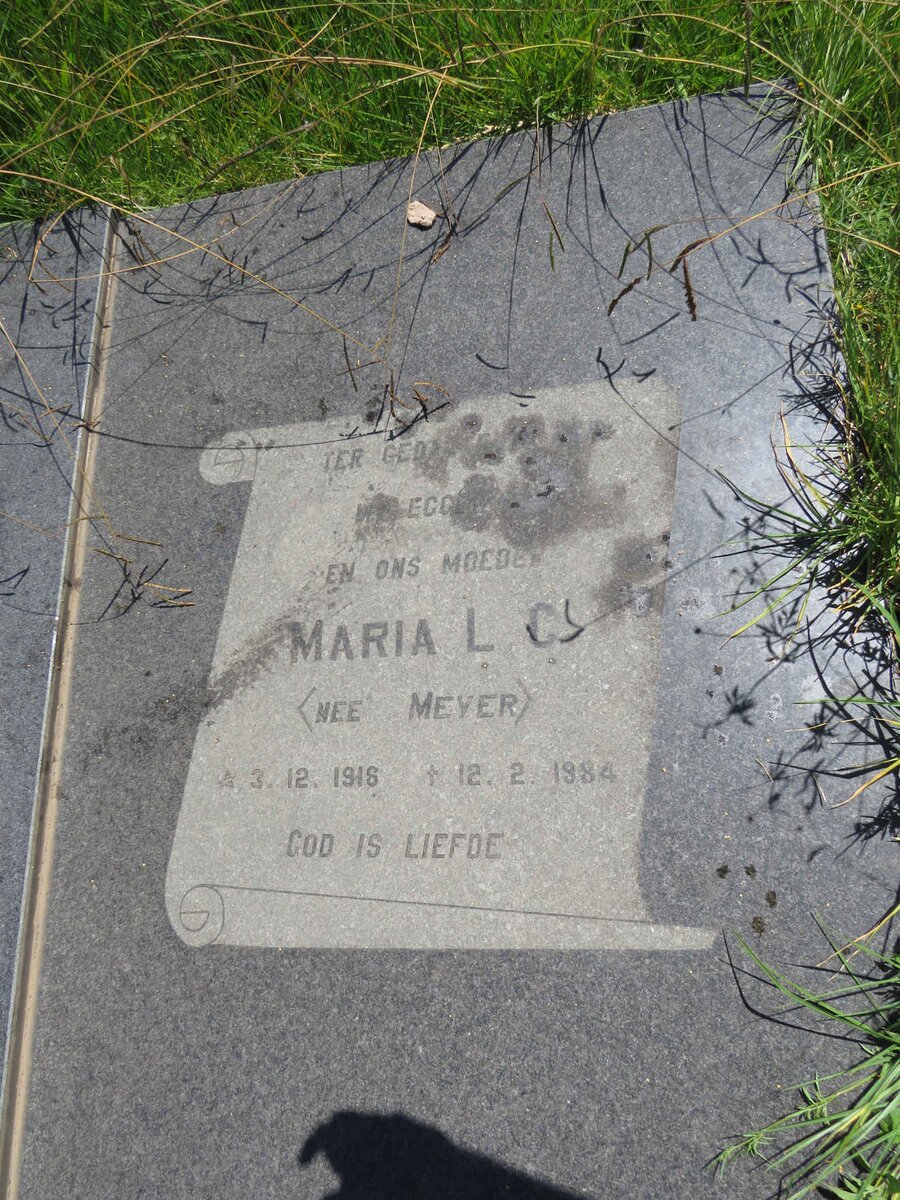 HEYNS Willem A. 1924-2000 & Maria L.C. MEYER 1916-1984 _3