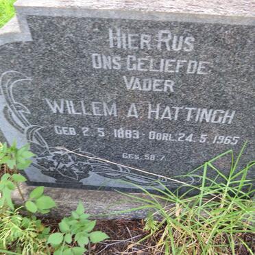 HATTINGH Willem A. 1883-1965