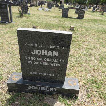 JOUBERT Johan 1970-2007