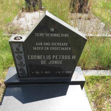 JONGE Cornelis Petrus M., de 1913-1980 & Agatha Catharina BARNARD 1914-1977 _1