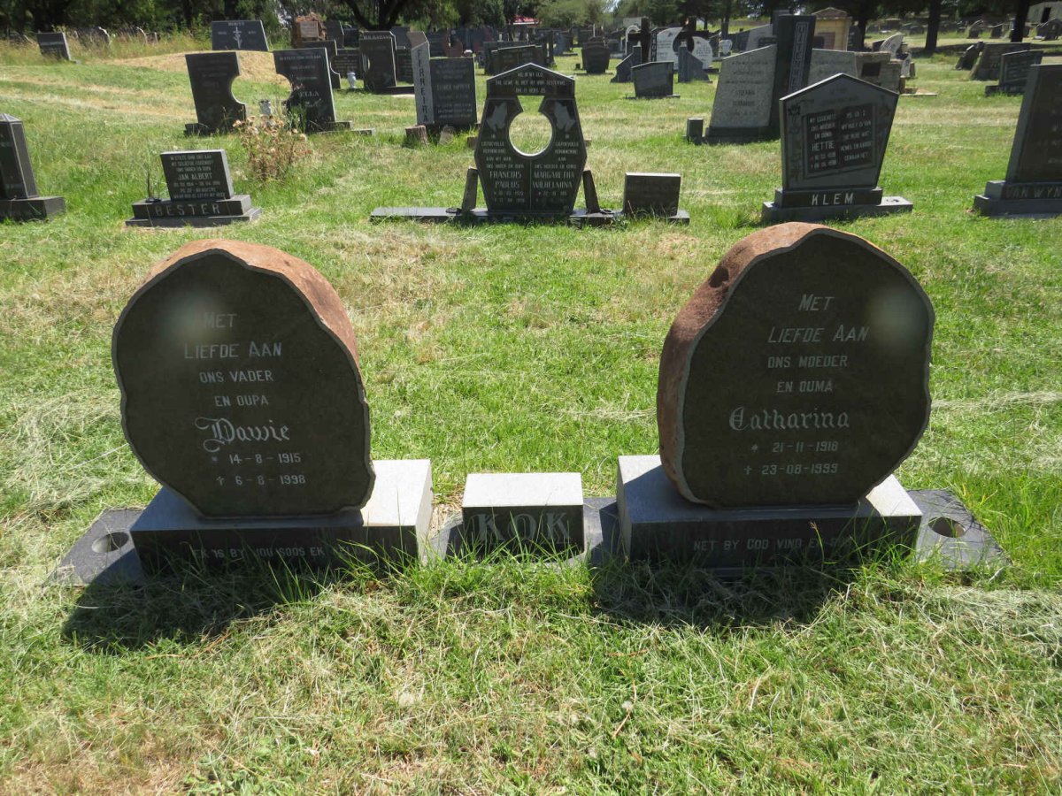 KOK Dawie 1915-1998 & Catharina 1918-1999