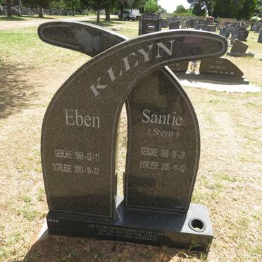 KLEYN Eben 1969-2003 & Santie STEYN 1969-2003