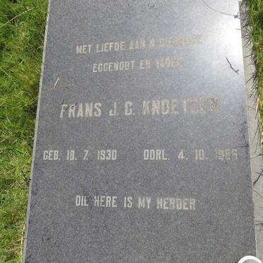 KNOETZEN Frans J.G. 1930-19?6