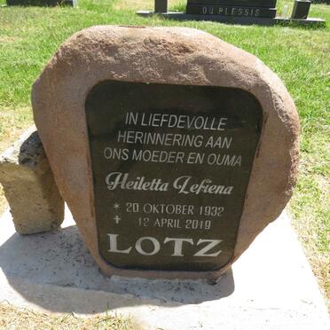 LOTZ Heiletta Lefiena 1932-2019