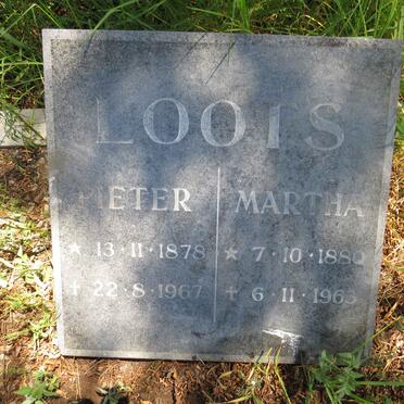 LOOTS Pieter 1878-1967 & Martha 1880-1963