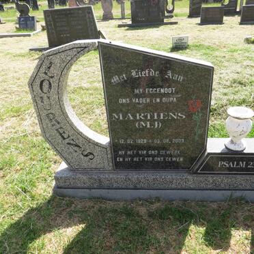 LOURENS M.J. 1929-2003