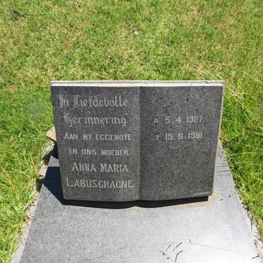 LABUSCHAGNE Anna Maria 1927-1981